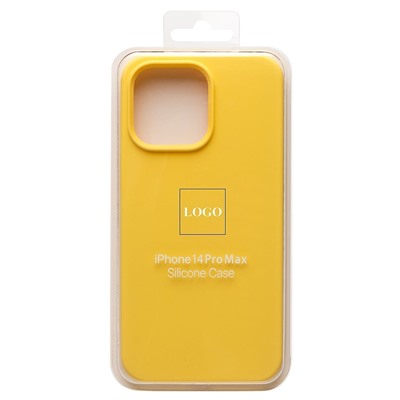 Чехол-накладка [ORG] Soft Touch для "Apple iPhone 14 Pro Max" (yellow) (212226)