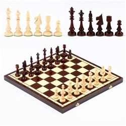 Шахматы польские Madon "Клубные", 46.5 х 46.5 см, король h-9.5 см, пешка h-5.5 см