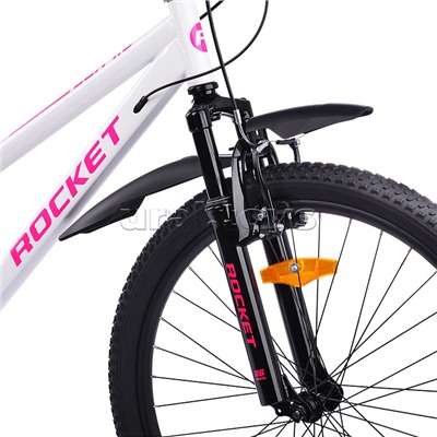 Велосипед 26" Rocket Vela 1.0, цвет белый,  размер 17"