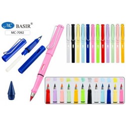 Набор карандашей 12цв "Вечный карандаш" с ластиком МС-7092-12 Basir