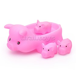 Набор "Веселое купание со свинками" в сетке