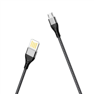 Кабель USB - micro USB Borofone BU11  120см 2,4A  (black)