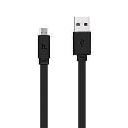 Кабель USB - micro USB Hoco X5 Bamboo  100см 2,4A  (black)