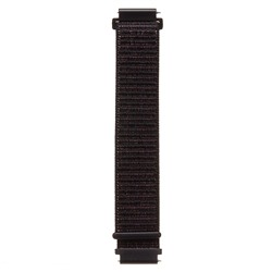Ремешок - WB37 20 мм универсальный Nylon на липучке (black)