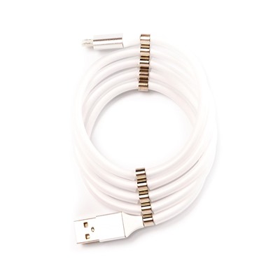 Кабель USB - micro USB - MCM-1  100см 2,4A  (white)