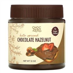ChocZero, Keto Spread, Chocolate Hazelnut, 12 oz
