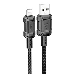 Кабель USB - Apple lightning Hoco X94 Leader  100см 2,4A  (black)
