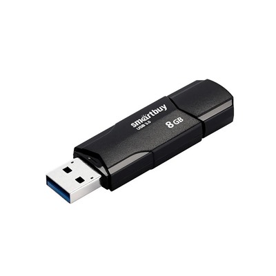 Флэш накопитель USB  8 Гб Smart Buy CLUE (black)
