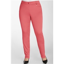 Женские брюки больших размеров розовые на лето