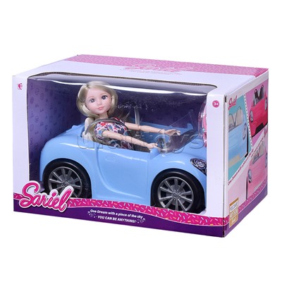 Кукла "Вика" с машиной, в коробке
