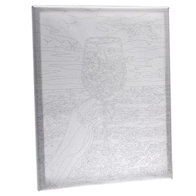 Картина по номерам на холсте с подрамником «Визуализируй. Океан», 40 х 50 см