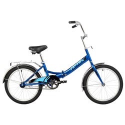 Велосипед 20" FOXX складной, SHIFT, синий