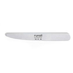 Профессиональная пилка для искусственных ногтей (белая, нож, 180/180), RuNail