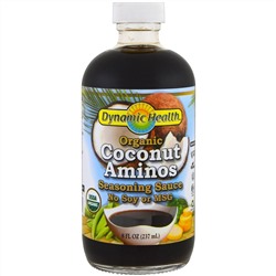 Dynamic Health  Laboratories, Аминокислоты органического кокоса, соус для приправы, 8 жидких унций (237 мл)