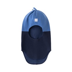 КВ 20267 Шапка-шлем для мальчика (темно-синий, св.джинс)