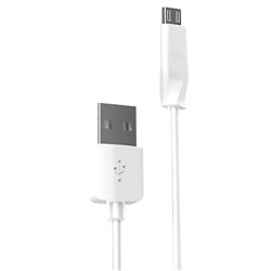 Кабель USB - micro USB Hoco X1 Rapid  100см 2,4A  (white)