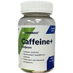 Кофеин Caffeine 200 mg Cybermass 100 капс.