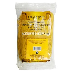 Жёлтая китайская лапша с куркумой Thai Food King, Таиланд, 454 г. Срок до 11.05.2024.Распродажа