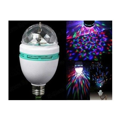 LED Mini Party Lamp / Вращающаяся разноцветная диско лампа