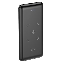 Внешний аккумулятор беспроводной Hoco J50 10000mAh Micro/Type-C/USB (black)