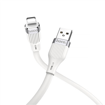 Кабель USB - Apple lightning Hoco U72 Forest  120см 2,4A  (white)
