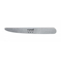 Профессиональная пилка для искусственных ногтей (серая, нож, 100/180), RuNail