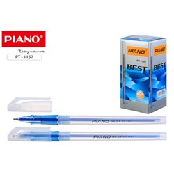 Ручка шариковая масляная PT-1157 "Piano BEST" 0.5 мм синяя Piano