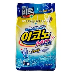 Стиральный порошок Beat Econo Max CJ LION, Корея, 3 кг Акция