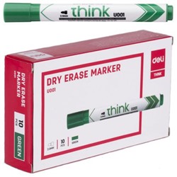Маркер для магнитной доски Think круглый 2 мм зеленый EU00150 (412167) Deli
