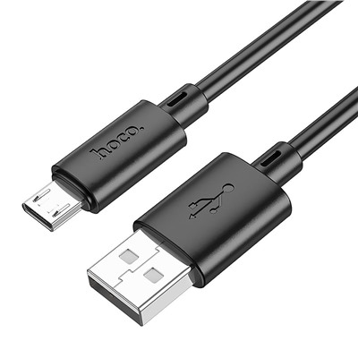 Кабель USB - micro USB Hoco X88 (повр.уп.)  100см 2,4A  (black)