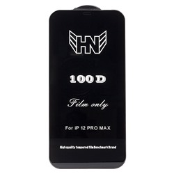 Защитное стекло Full Screen Brera 3D Premium для "Apple iPhone 12 Pro Max" (black)