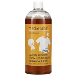 Madre Labs, высококонцентрированное средство для стирки, ладан и мирра, 0,94 л (32 жидк. унции)