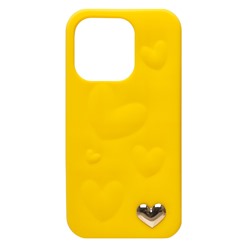 Чехол-накладка - SC319 для "Apple iPhone 13 Pro" (yellow) (215419)