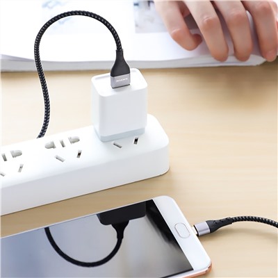 Кабель USB - micro USB Borofone BU11  120см 2,4A  (black)