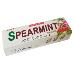 Жевательная резинка Spearmint Lotte, Корея, 26 г Акция