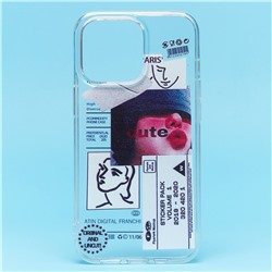 Чехол-накладка - SC273 для "Apple iPhone 13 Pro" (001) (прозрачный)
