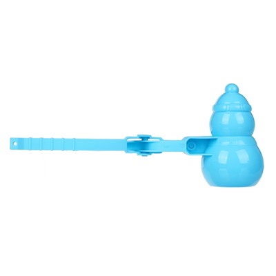 Мини-снежкостроитель в форме снеговика, 19см, пластик, 4 цвета