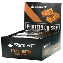 Sierra Fit, протеиновые вафли, арахисовая паста, 12 шт., 56 г (1,98 унции) каждая