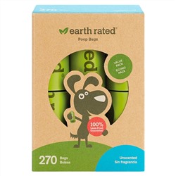 Earth Rated, Dog Waste Bags, Unscented, 270 Bags