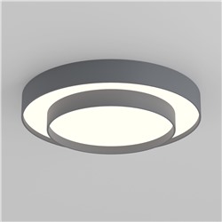 Потолочный  светодиодный светильник с регулировкой яркости и цветовой температуры 90331/2 серый