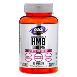 Now Foods, Sports, HMB, Double Strength, 1,000 mg, 90 Tablets