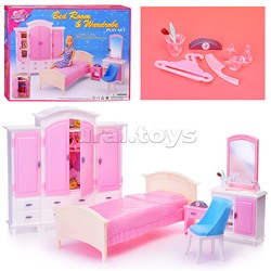 Набор мебели для кукол "Спальная комната" в коробке