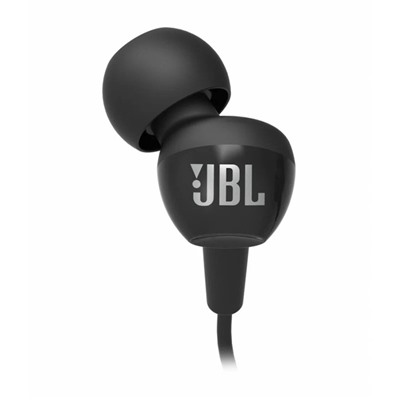 Наушники JBL С100SI, вакуумные, микрофон, 100дБ, 16 Ом, 3.5 мм, 1.2 м, черные