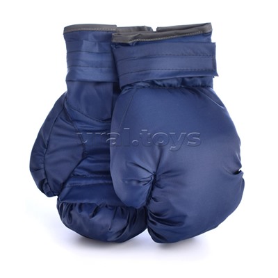 Набор для бокса: Груша боксерская (цилиндр 40смхØ15см) с перчаткми. Серия "Горы". Цвет синий темный-синий, оксфорд