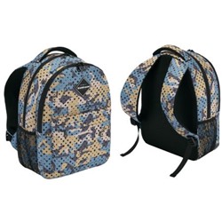 Рюкзак молодежный "EasyLine.Dots vs Camo" 20L 44х23х33 см 51640 Erich Krause