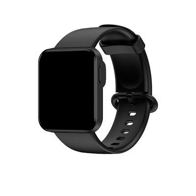 Ремешок - WB13 Xiaomi Redmi Watch 2 Lite силикон на кнопке (регулируемый) (black)