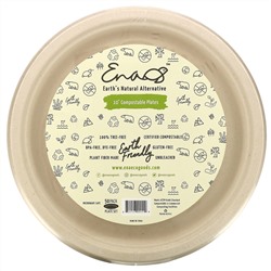 Earth's Natural Alternative, биоразлагаемые тарелки 25,4 см (10 дюймов), 50 штук в упаковке