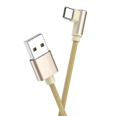 Кабель USB - Type-C Borofone BX26 Express  100см 3A  (gold)