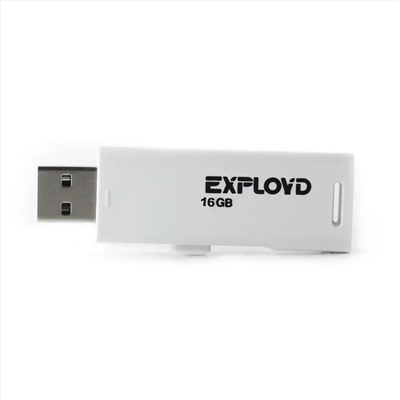 Флэш накопитель USB 16 Гб Exployd 580 (white)