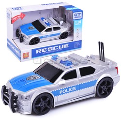 Машина "Полиция" на батарейках, в коробке